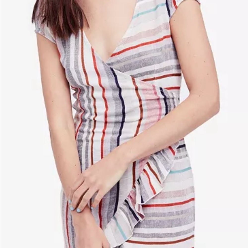 Free People Multicolor Striped Dress